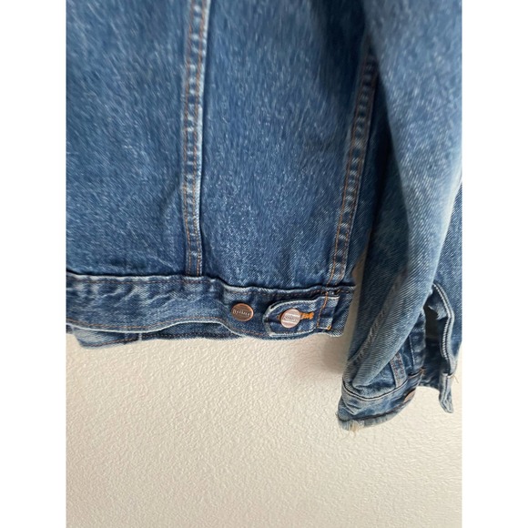 Branders Dickies 80s Denim Jacket 40 Medium RARE good condition Western Country - Picture 5 of 8